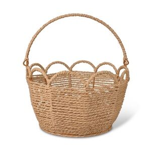 New! Target Bullseye Playground Scalloped Tan Basket with Handle, Spring 2026